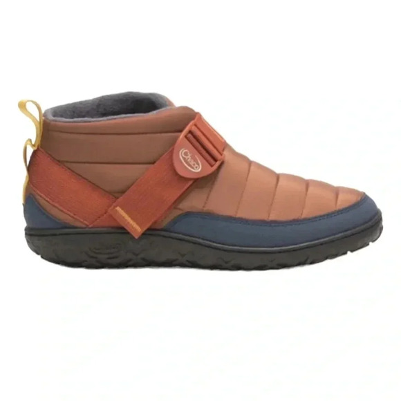 NEW Chaco Ramble Linear Puff Slippers Men's in Blocked Brown Snow Boots - Picture 7 of 8
